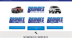 Desktop Screenshot of brondes.com